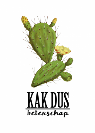 Ansichtkaart cactus KAK DUS Beterschap